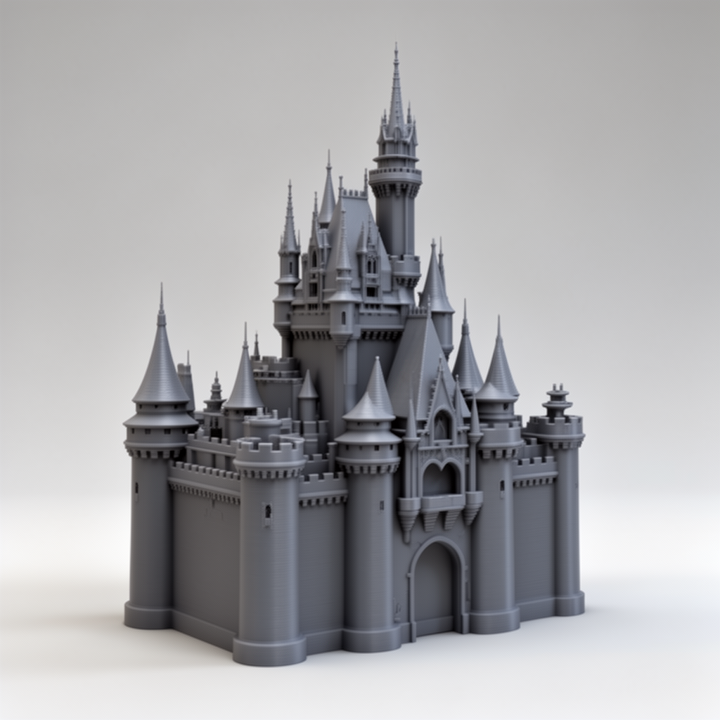 Magic Kingdom Castle Model free 3D printable STL