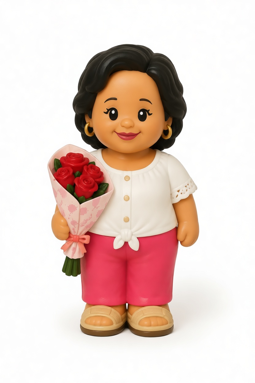 Cute Woman Figurine free 3D printable STL