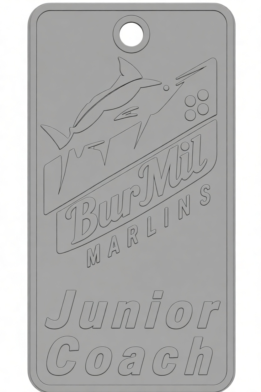 BurMil Marlins Tag free 3D printable STL