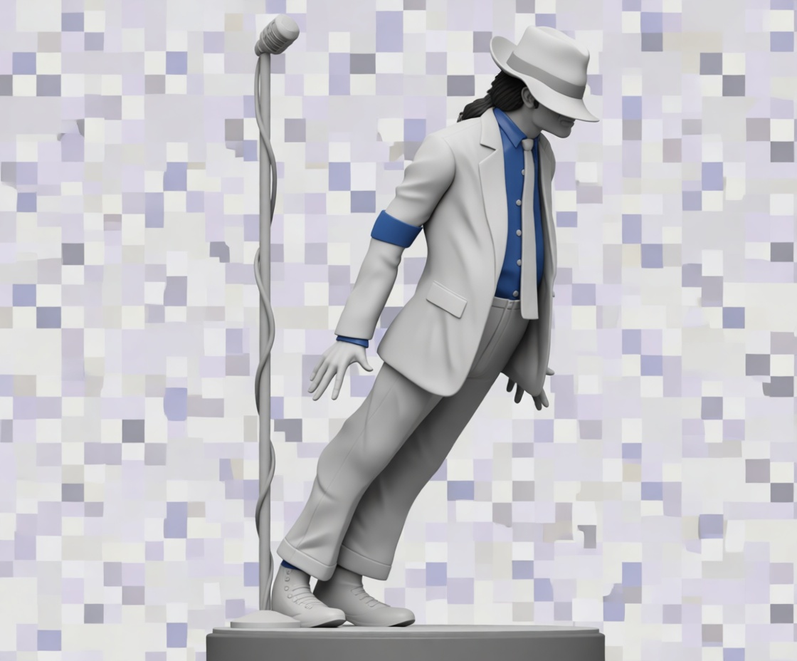 Michael Jackson Figurine free 3D printable STL