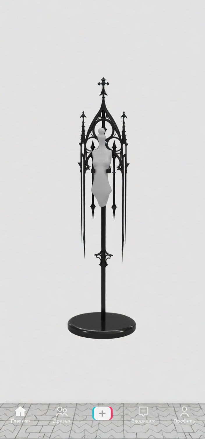 Gothic Mannequin Sculpture free 3D printable STL