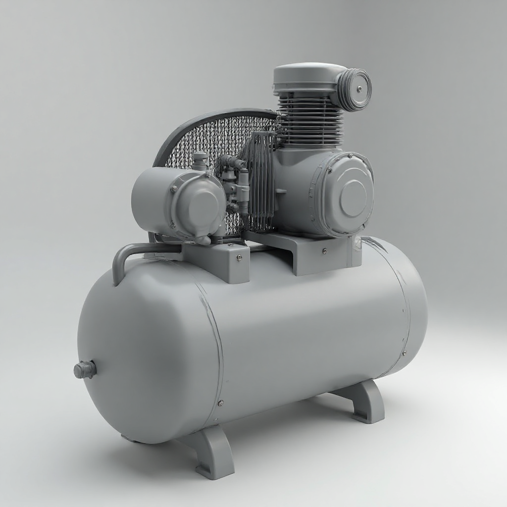 Air Compressor Model free 3D printable STL