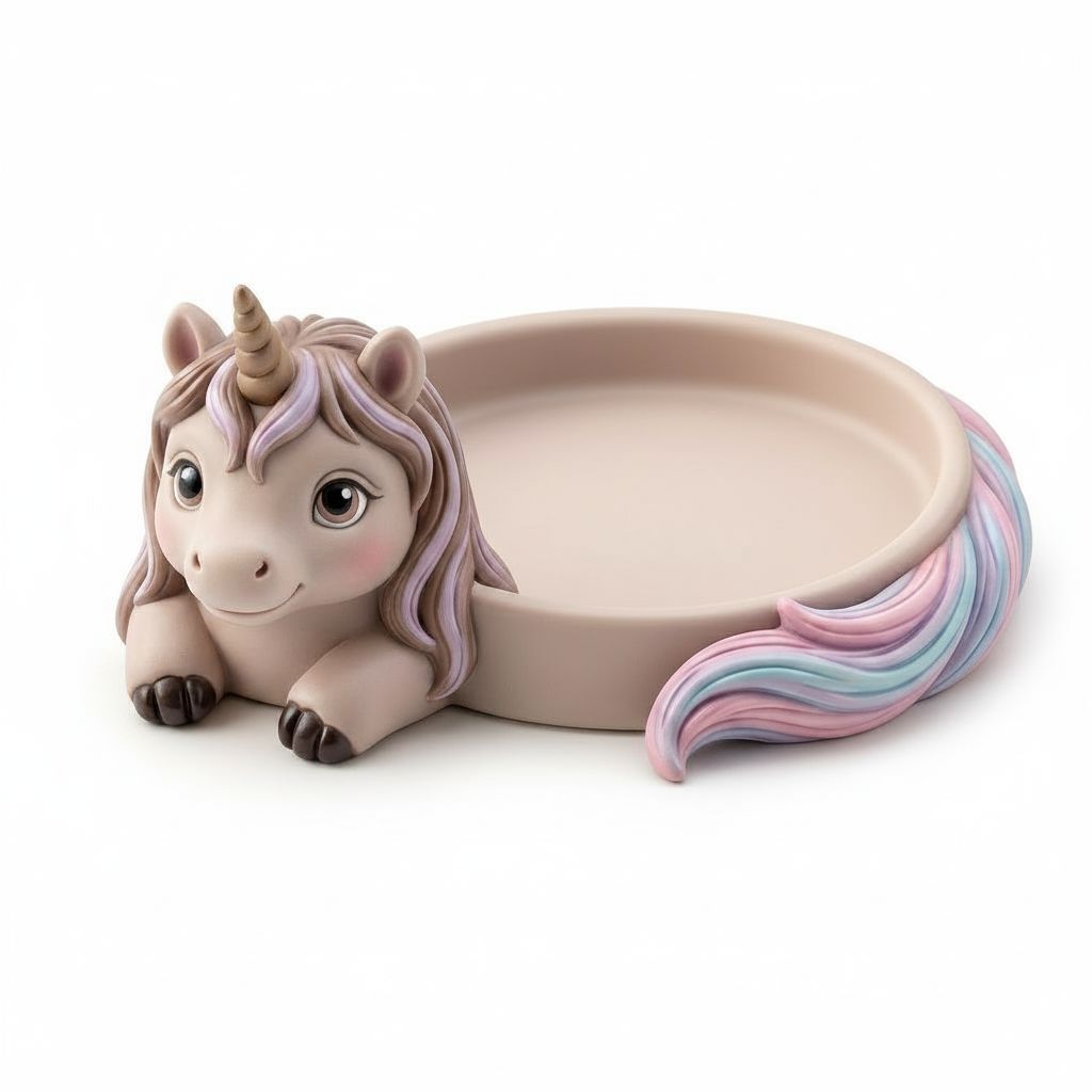 Unicorn Trinket Dish free 3D printable STL