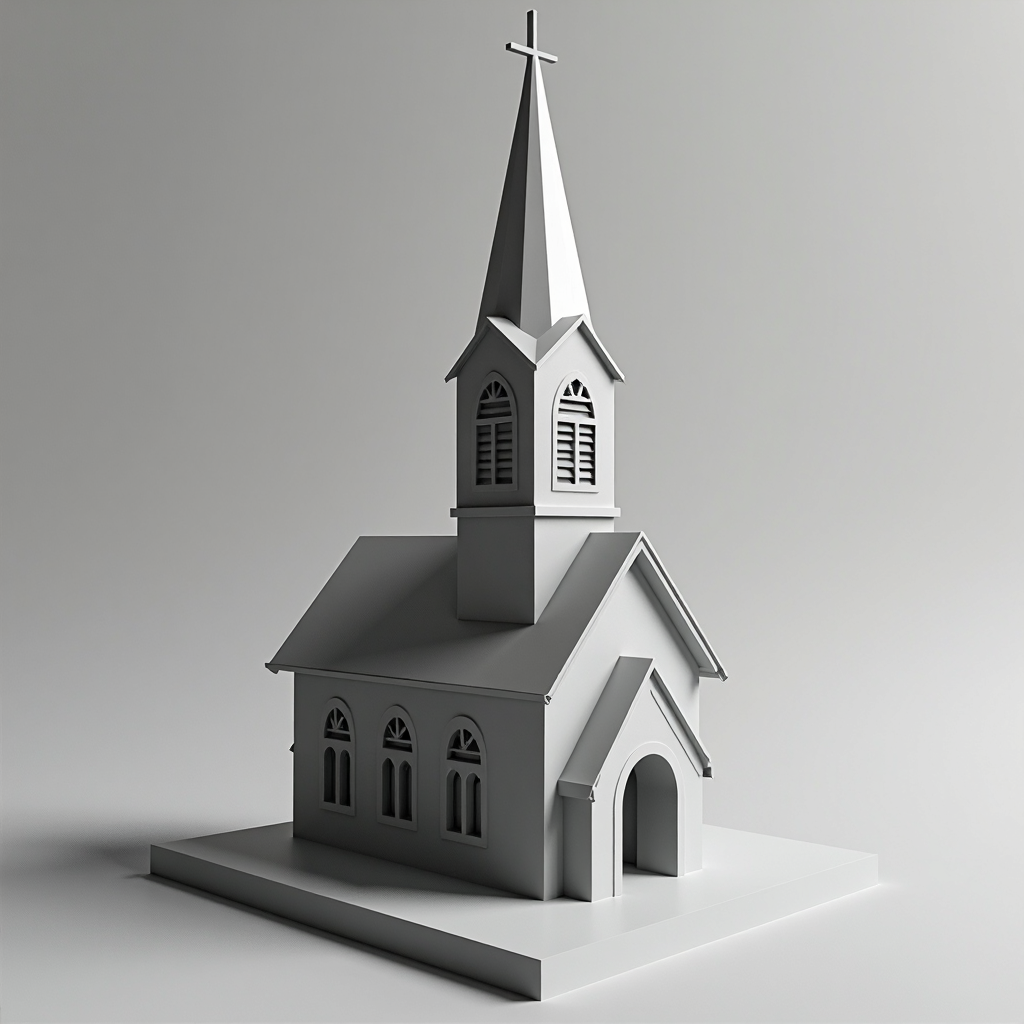 Gothic Church Model free 3D printable STL