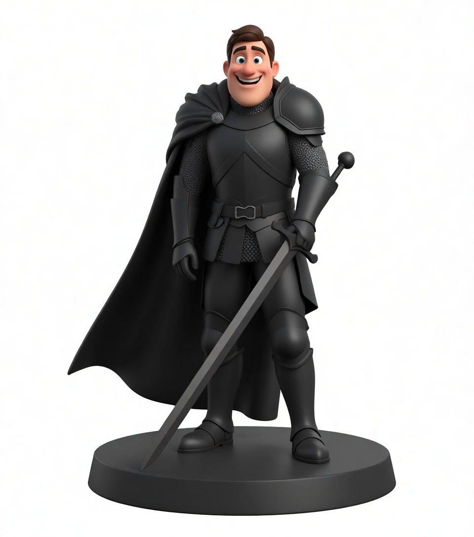 Animated Knight Figurine free 3D printable STL