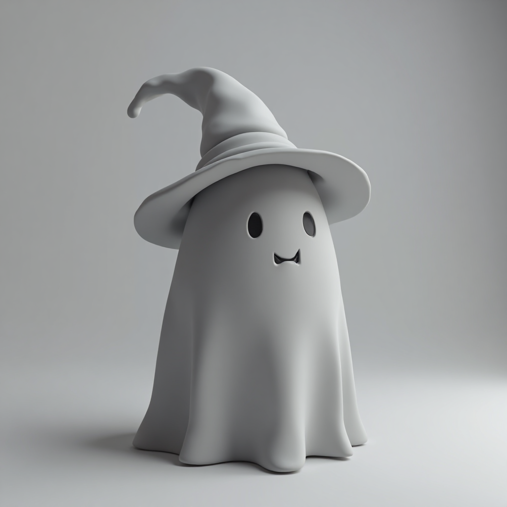 Halloween Ghost Figurine free 3D printable STL