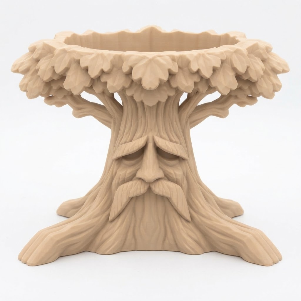 Tree Man Planter free 3D printable STL