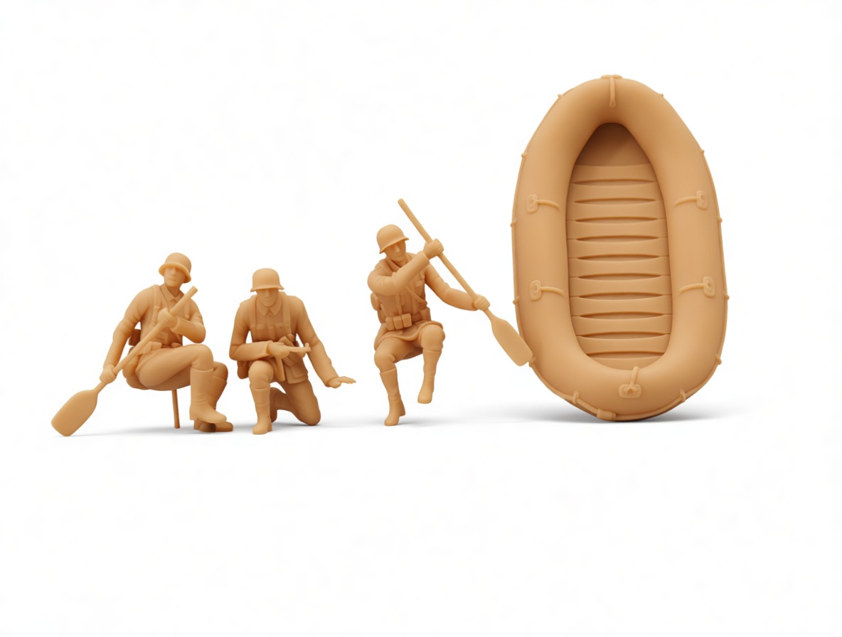 WWII German Soldiers Miniatures free 3D printable STL