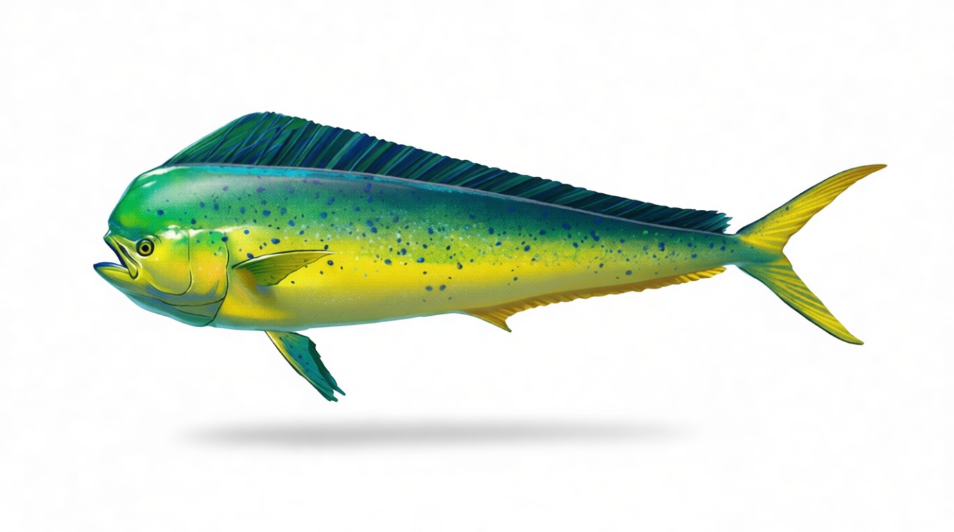 Mahi Mahi Fish Model free 3D printable STL