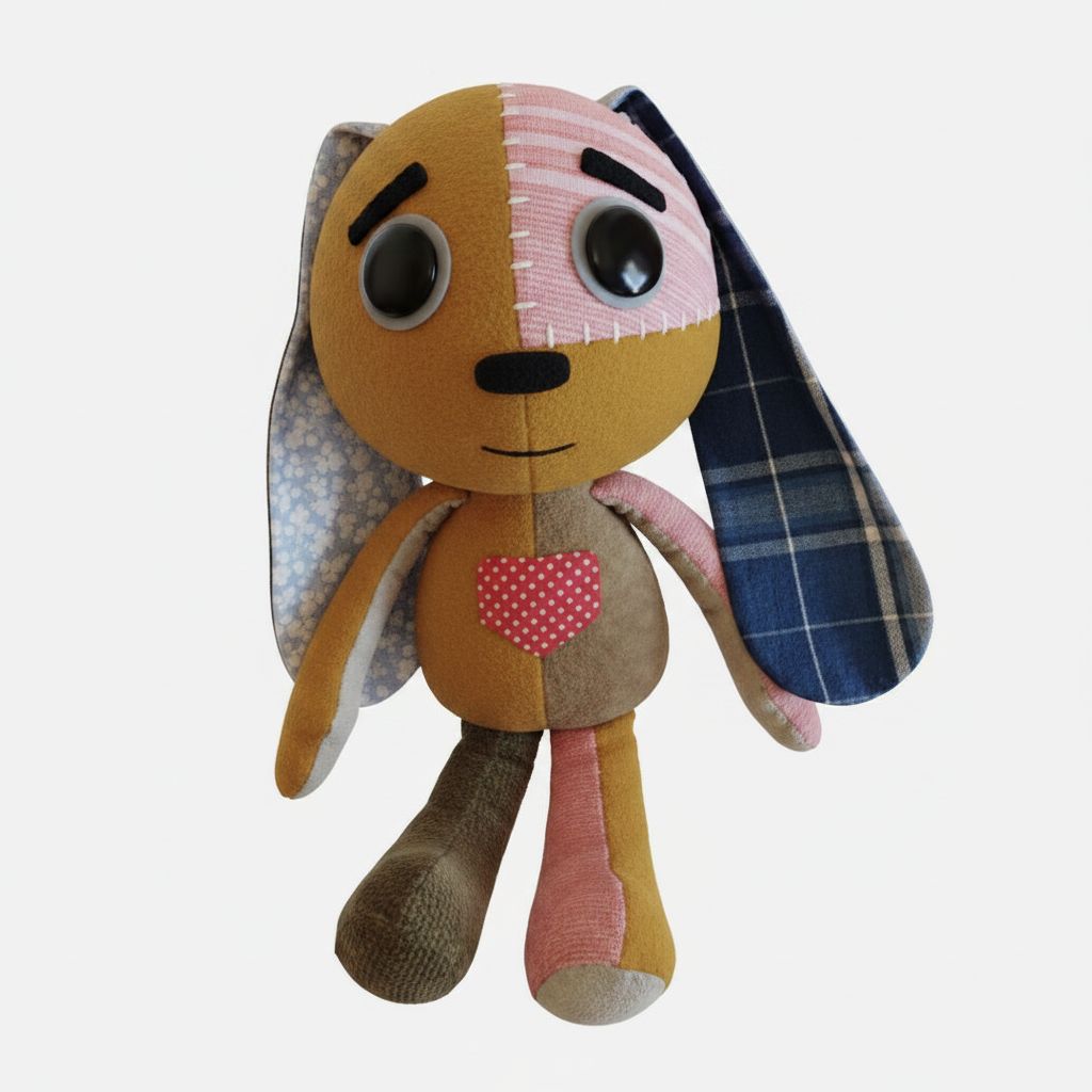 Patchwork Bunny Plush free 3D printable STL