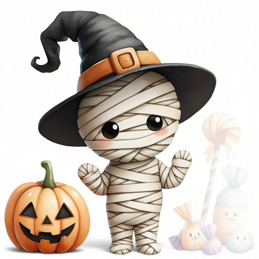 Cute Mummy Figurine free 3D printable STL
