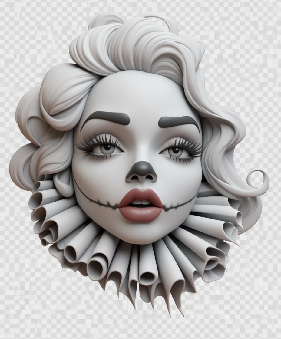 Clown Queen Bust free 3D printable STL