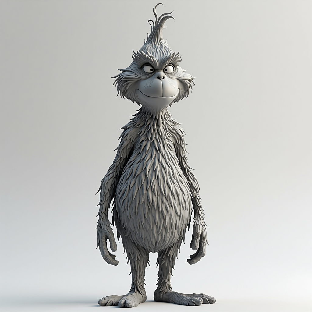 Grinch Bust free 3D printable STL