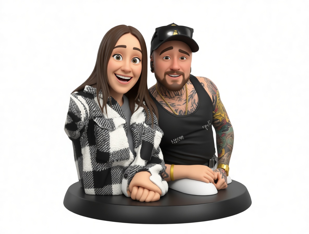 Couple Portrait Bust free 3D printable STL