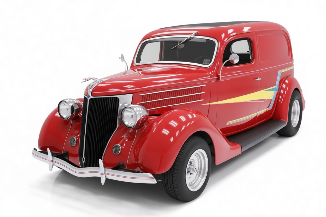 1937 Ford Panel Delivery free 3D printable STL
