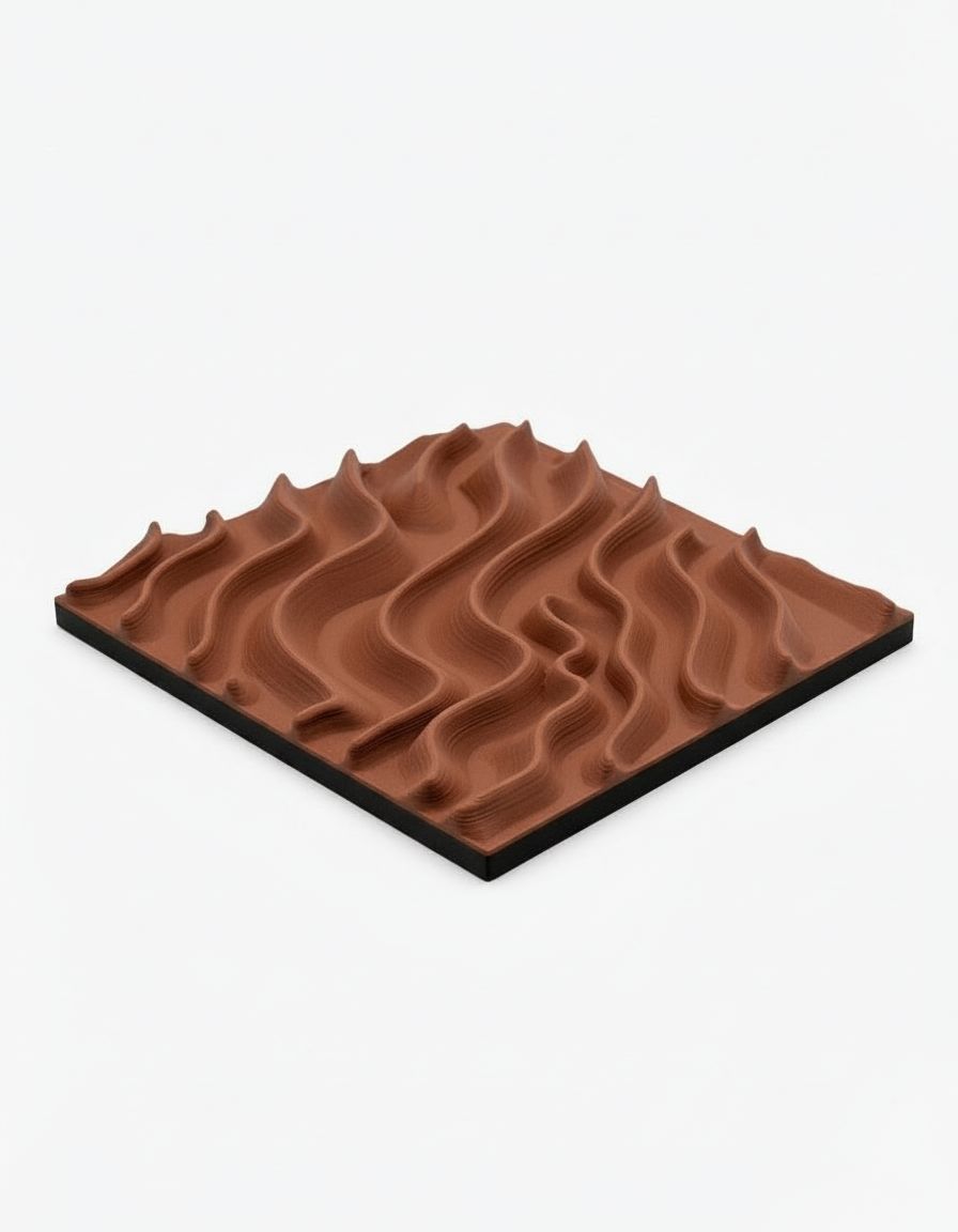 Sand Dunes Terrain Model free 3D printable STL