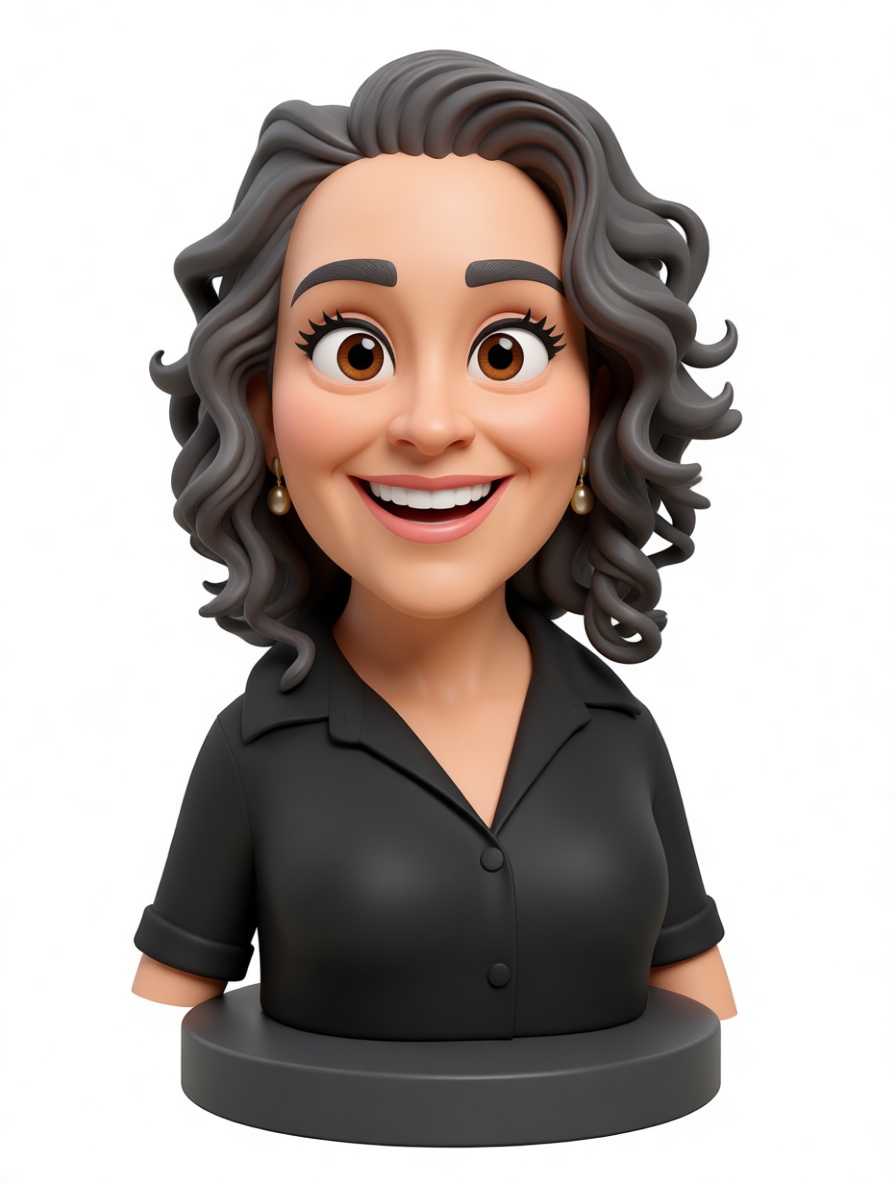 Smiling Woman Bust free 3D printable STL