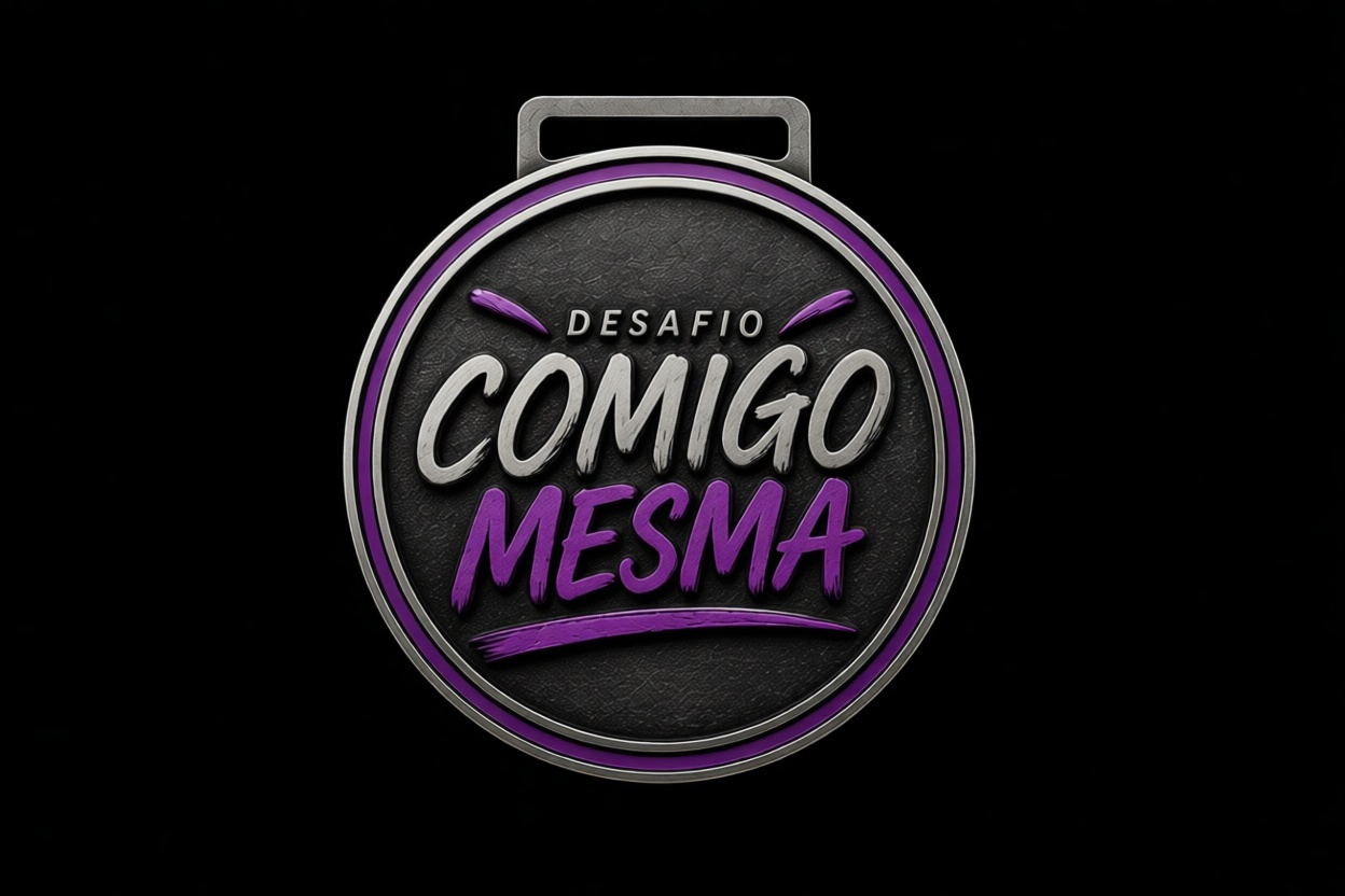 Comigo Mesma Challenge Medal free 3D printable STL