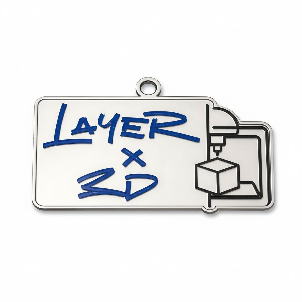 Layer X 3D Pendant free 3D printable STL