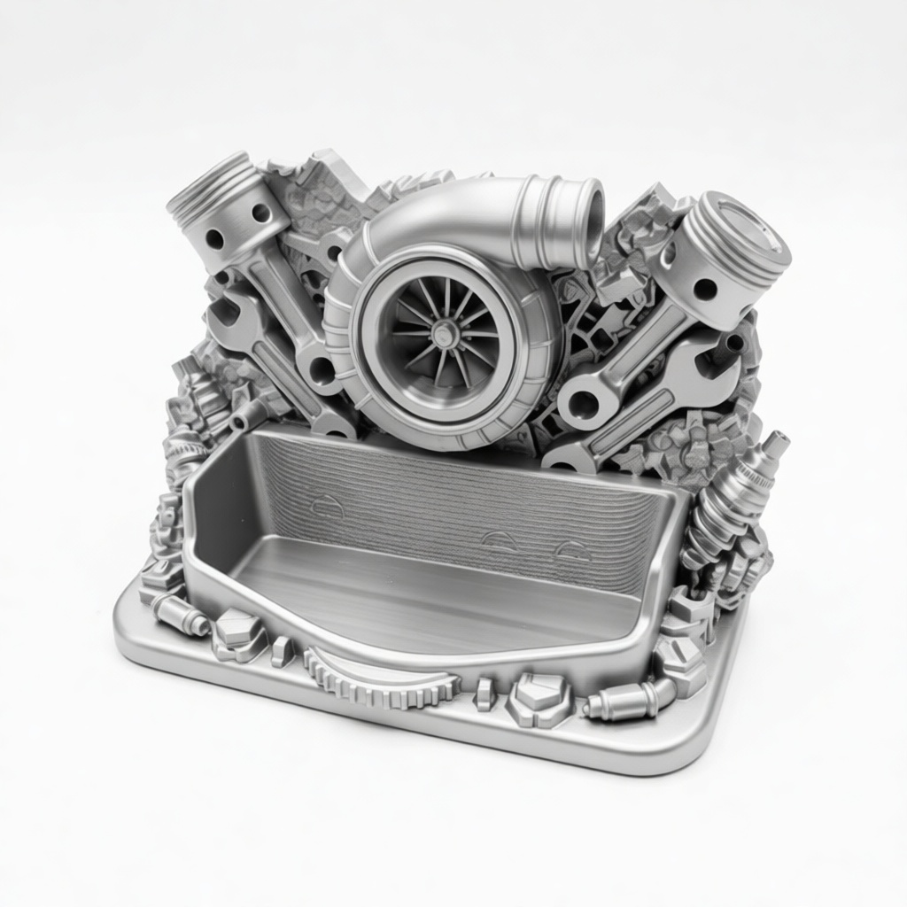Turbo Engine Phone Stand free 3D printable STL