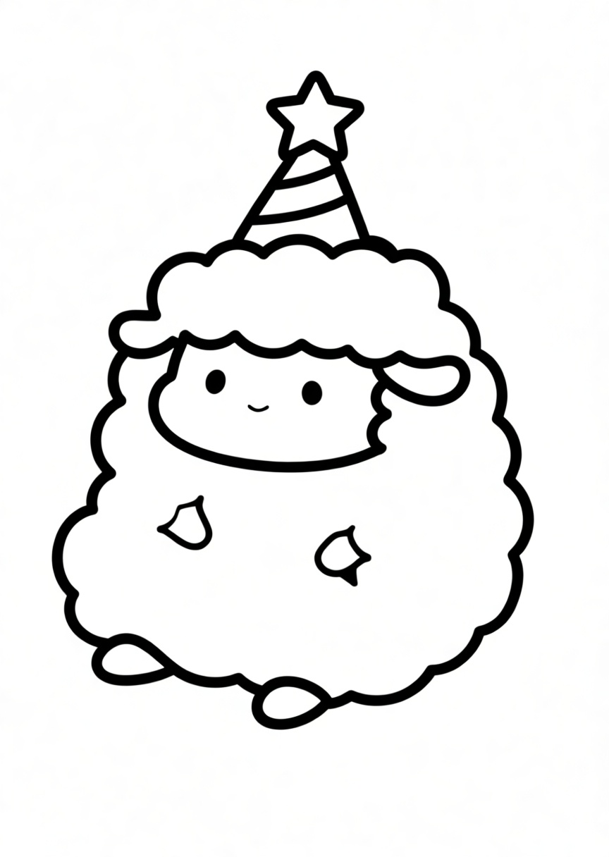 Cute Sheep Figurine free 3D printable STL