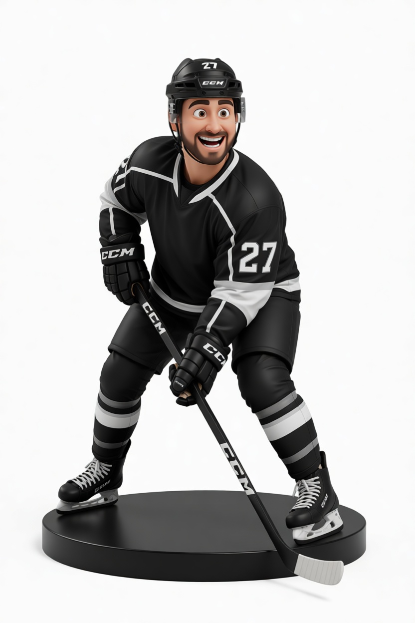 Hockey Player Figurine free 3D printable STL