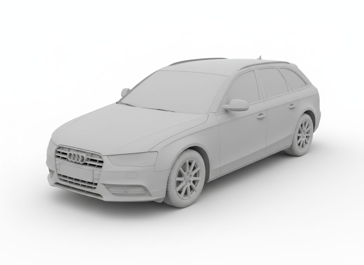 Audi A4 Avant Model free 3D printable STL