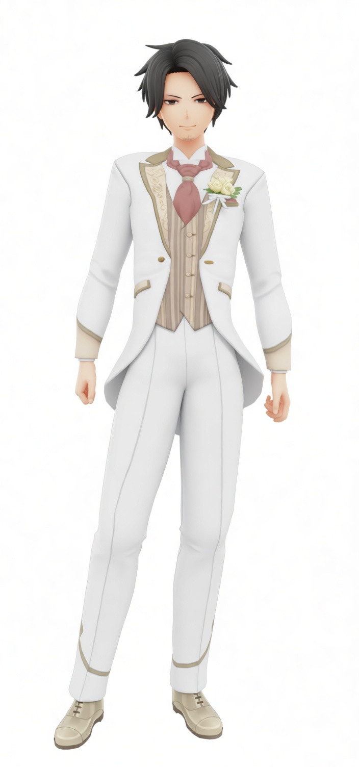 Male Anime Groom Figurine free 3D printable STL