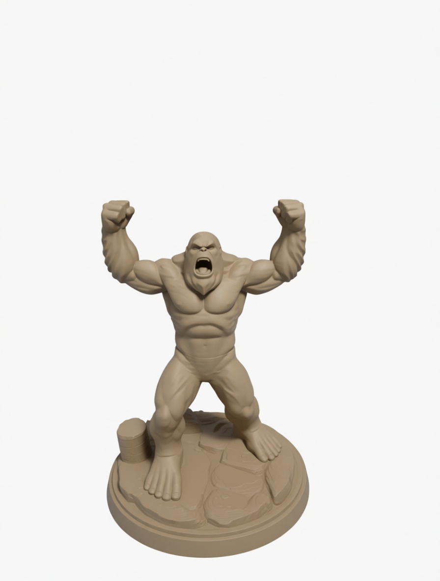 Hulk Figurine free 3D printable STL