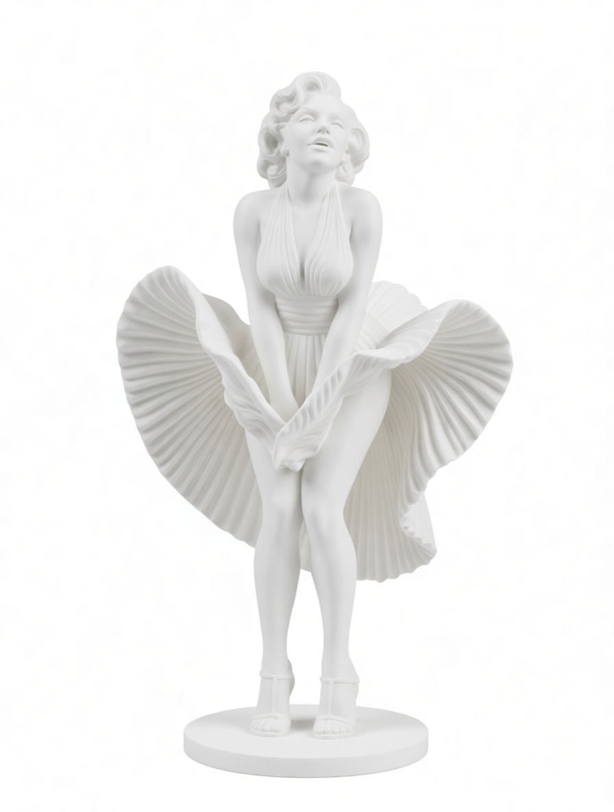 Marilyn Monroe Figurine free 3D printable STL