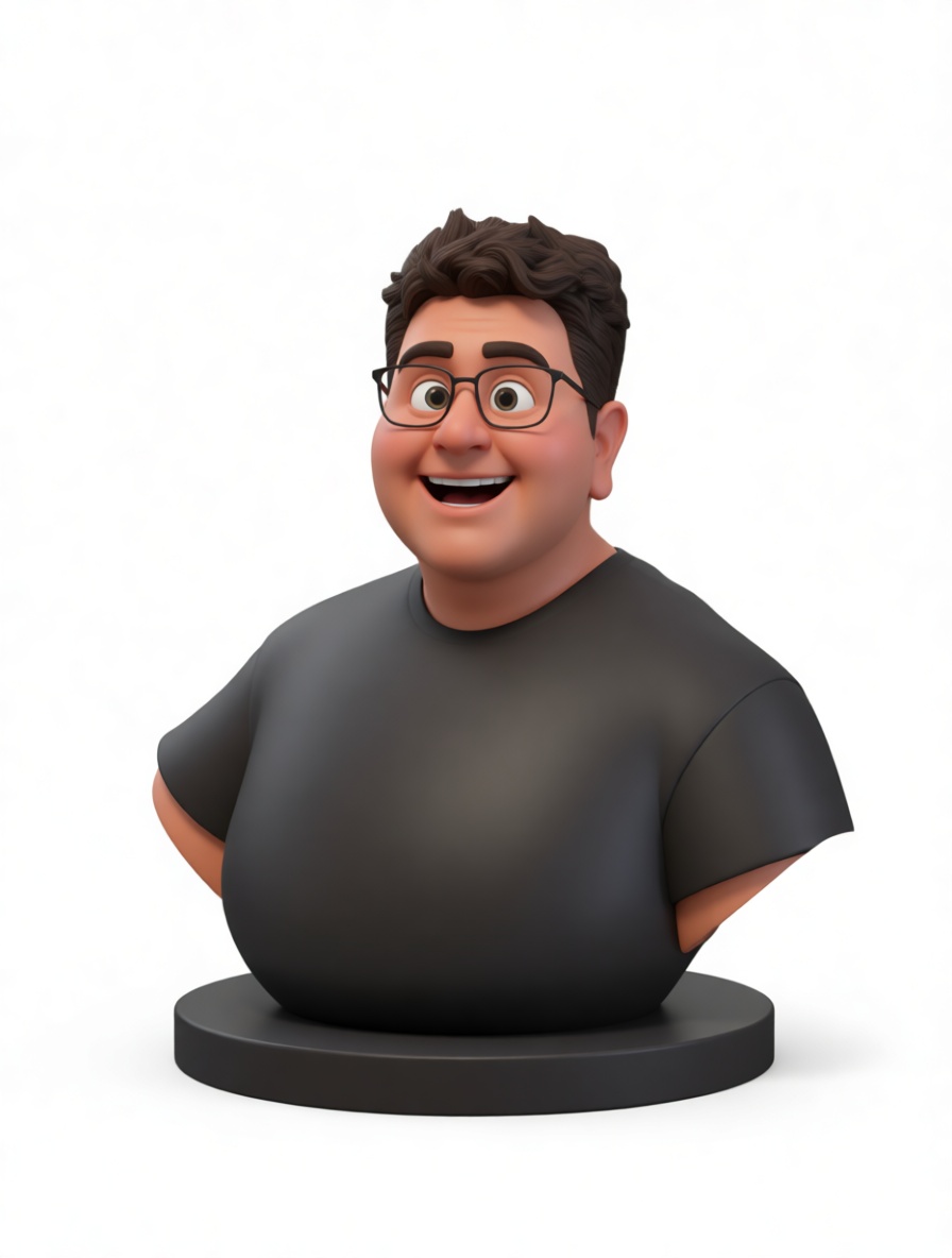 Smiling Young Man Bust free 3D printable STL