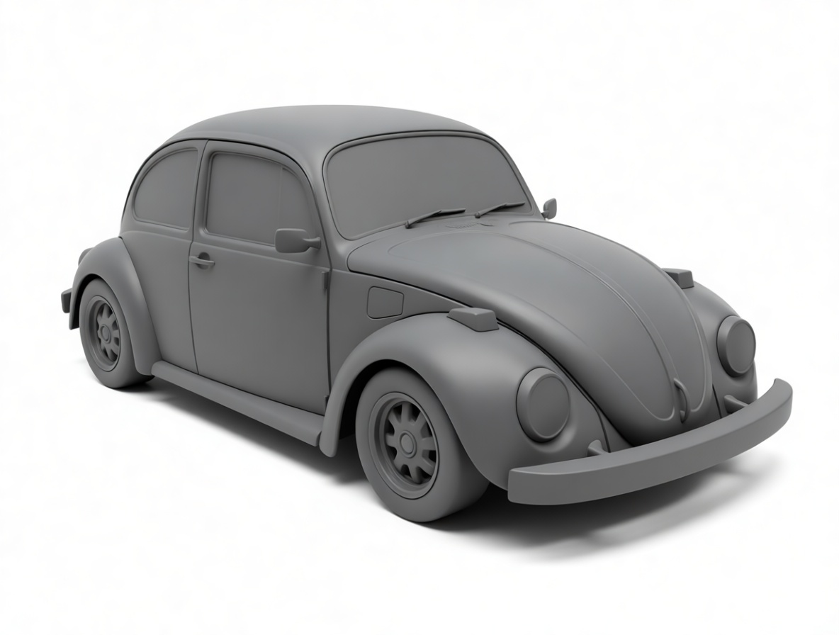 Volkswagen Beetle Model free 3D printable STL
