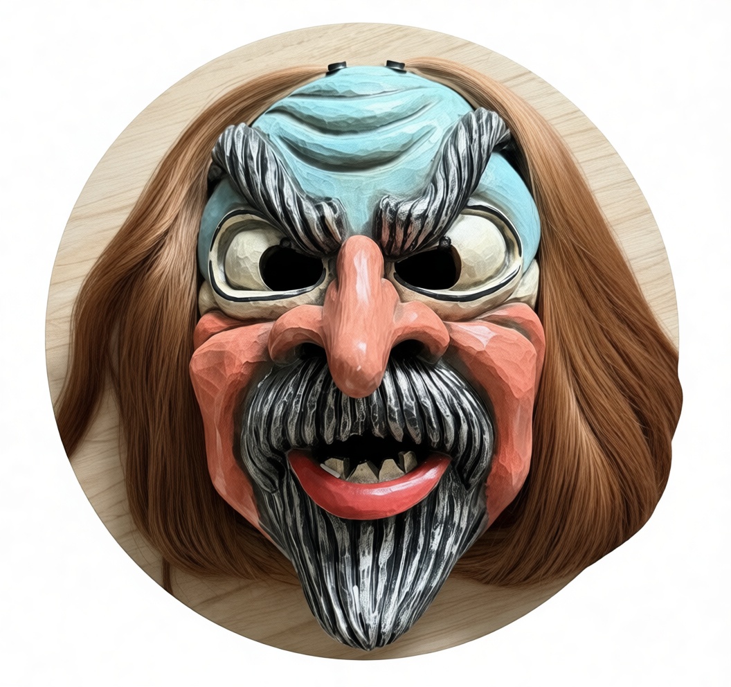 Gargamel Mask Sculpture free 3D printable STL