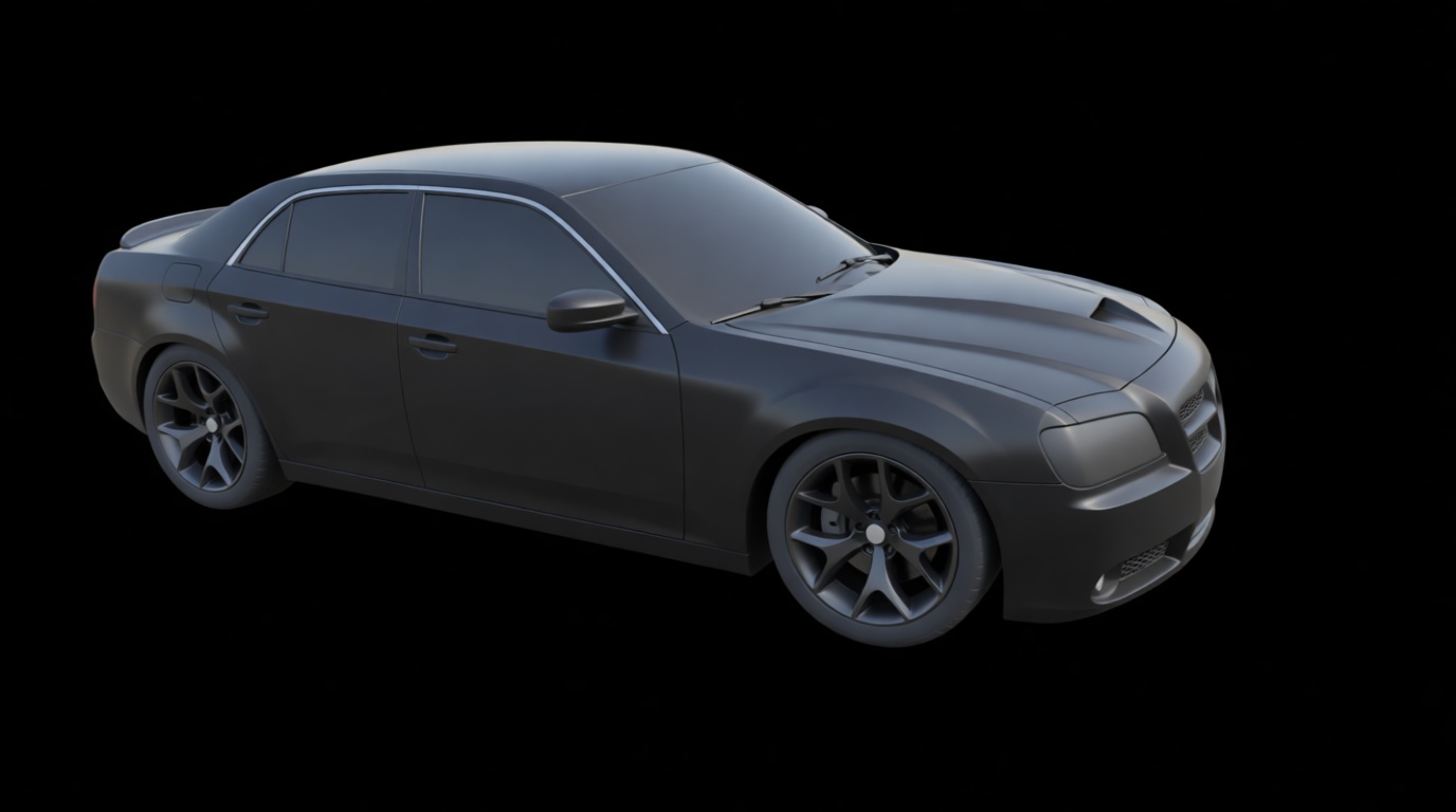 Chrysler 300C Model free 3D printable STL