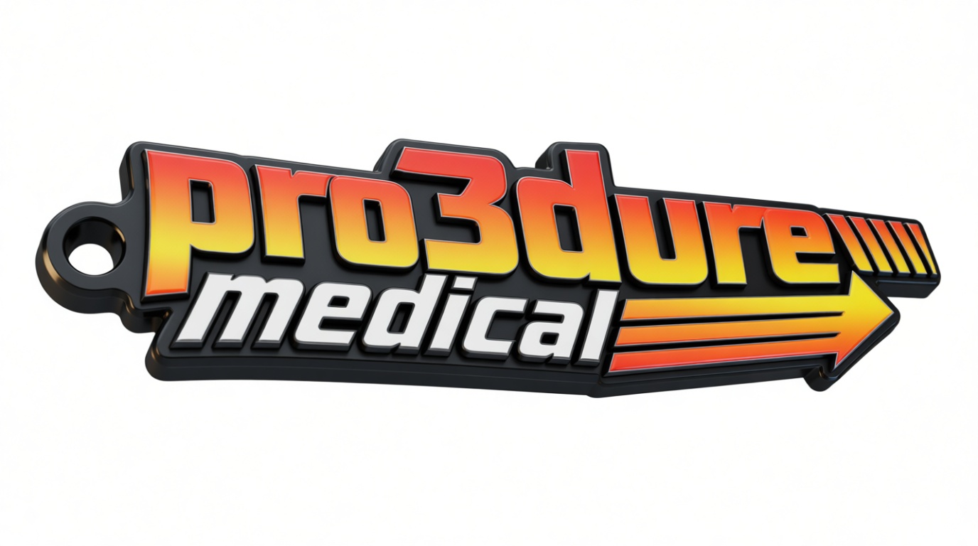 Pro3dure Medical Keychain free 3D printable STL