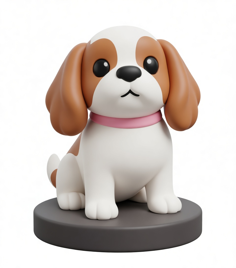 Beagle Puppy Figurine free 3D printable STL