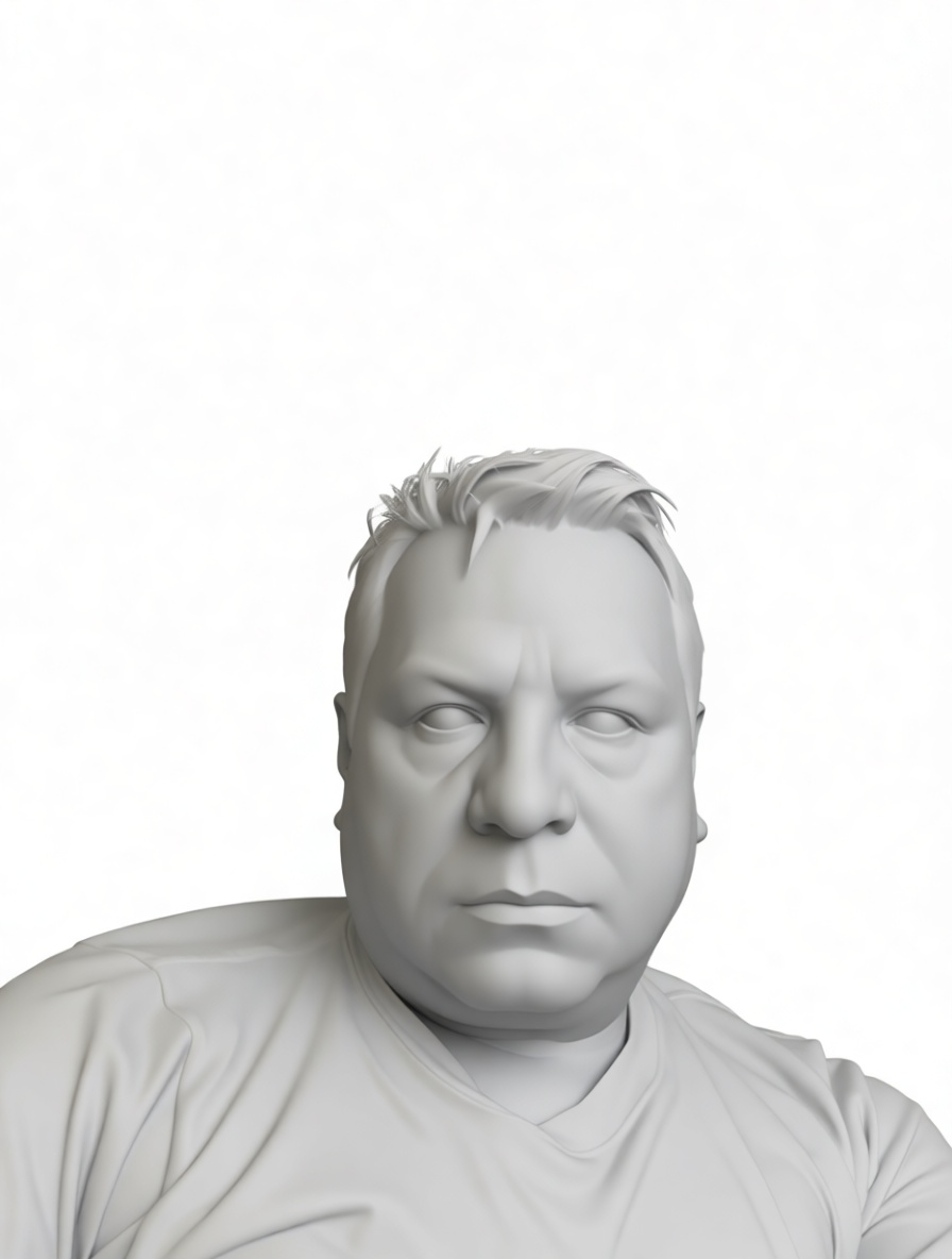 Realistic Male Bust free 3D printable STL