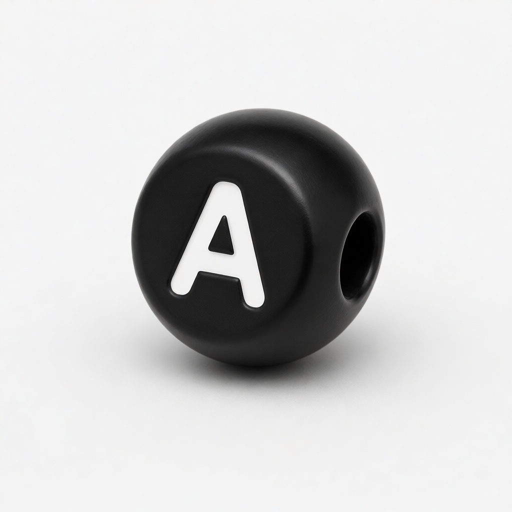 Letter A Bead free 3D printable STL
