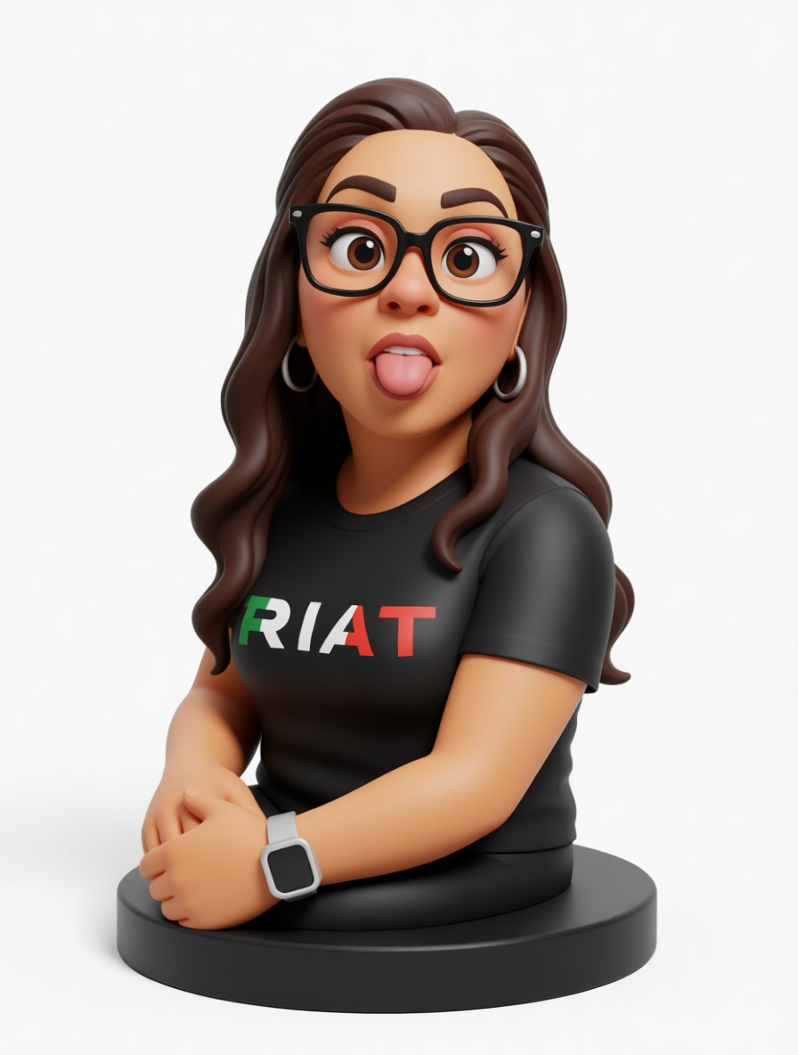 Playful Woman Bust free 3D printable STL