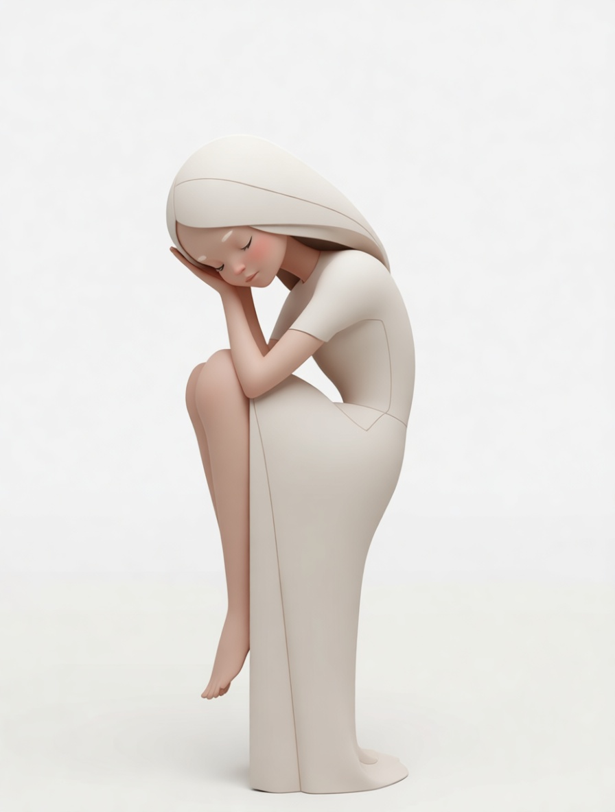 Sleeping Girl Figurine free 3D printable STL