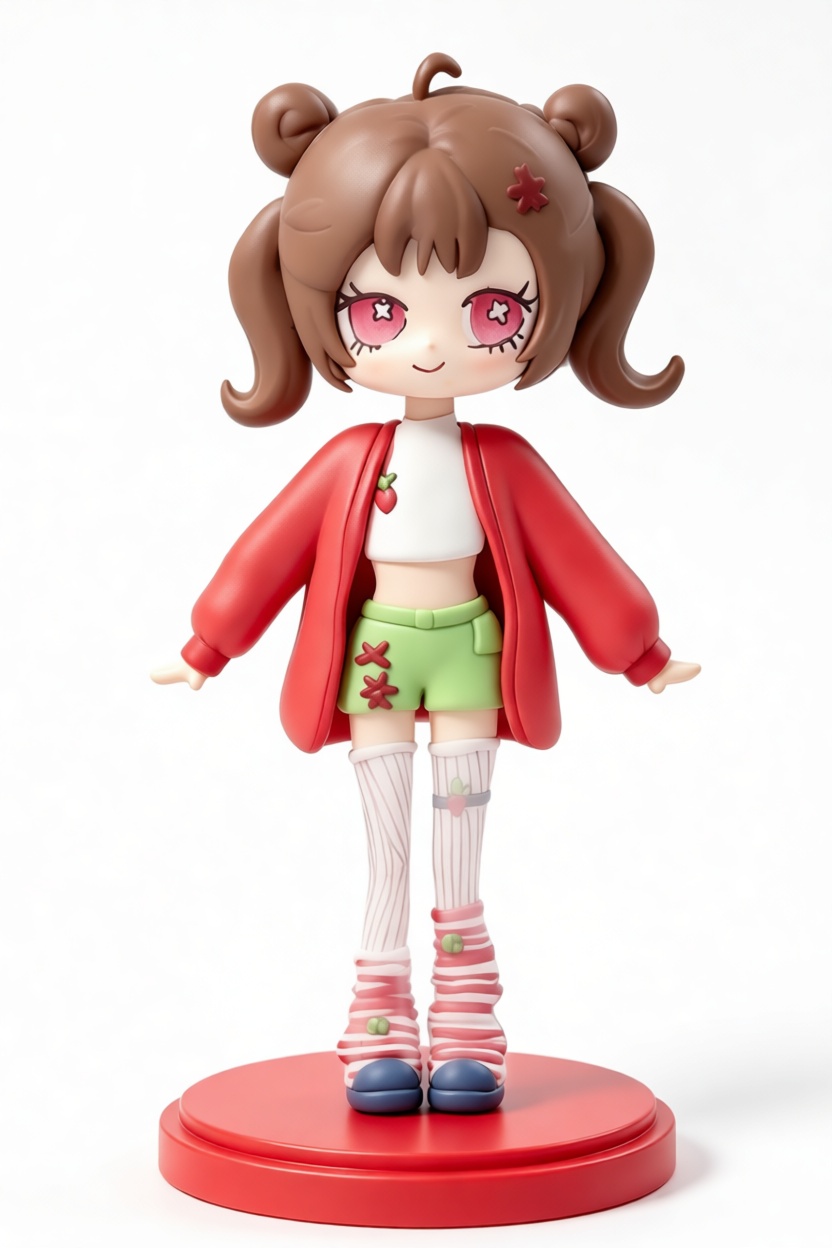 Chibi Girl Figurine free 3D printable STL