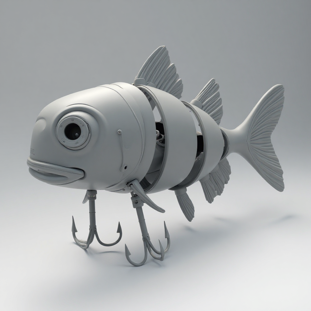 Articulated Swimbait Model free 3D printable STL