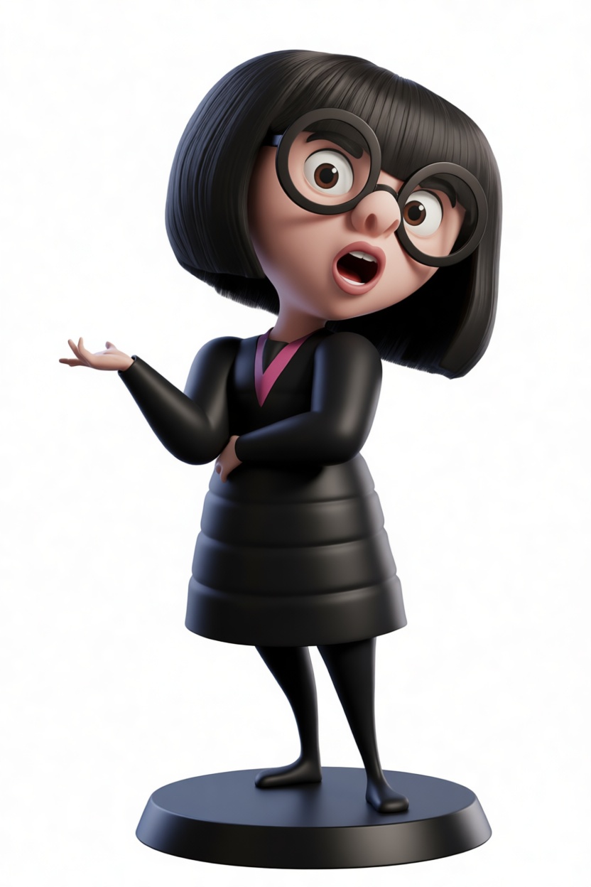 Edna Mode Figurine free 3D printable STL