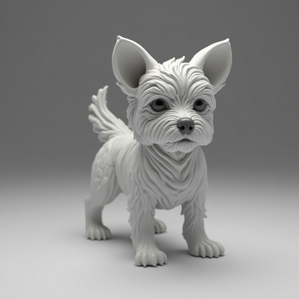 Shih Tzu Chihuahua Keychain free 3D printable STL
