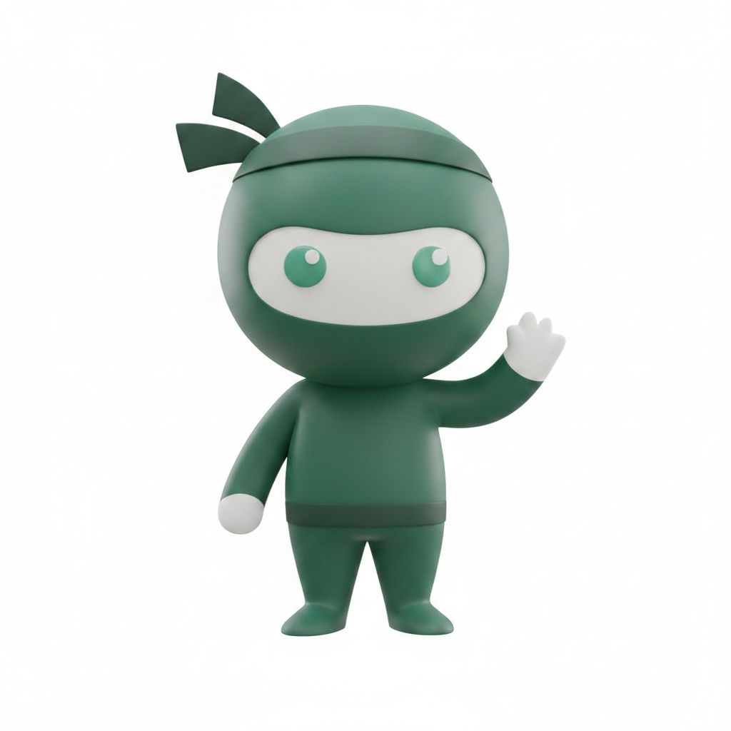 Cute Ninja Figurine free 3D printable STL