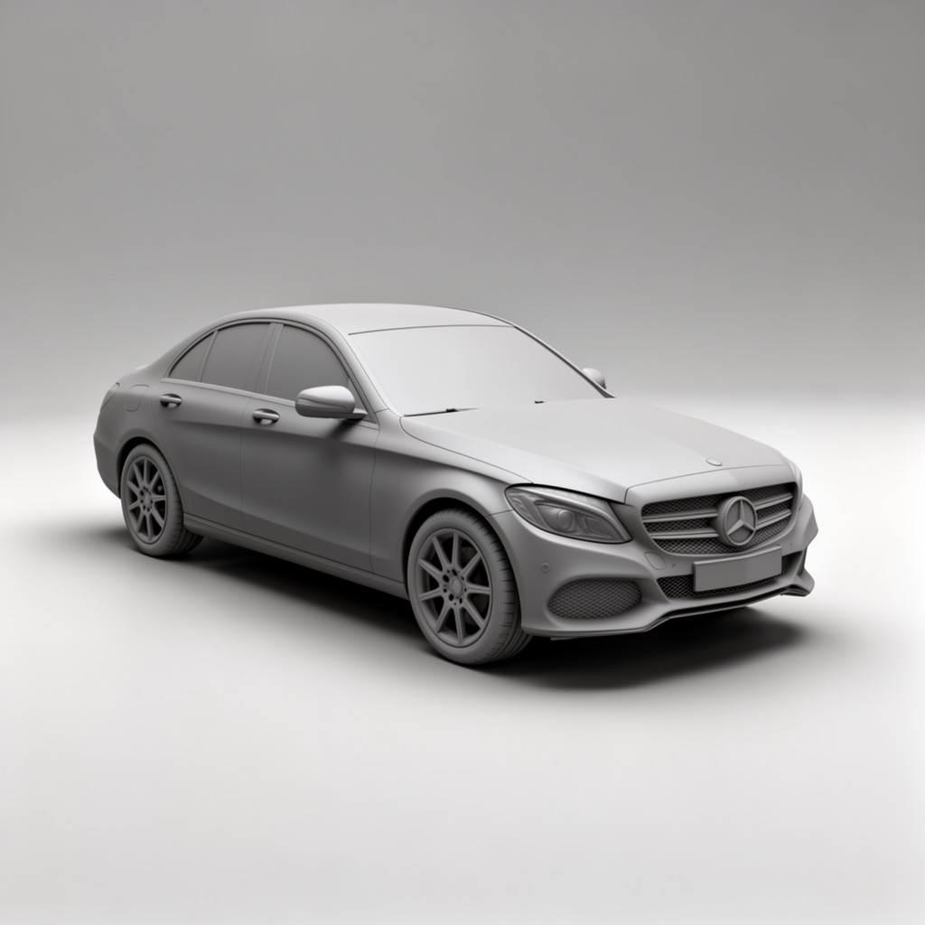 Mercedes-Benz C-Class Model free 3D printable STL