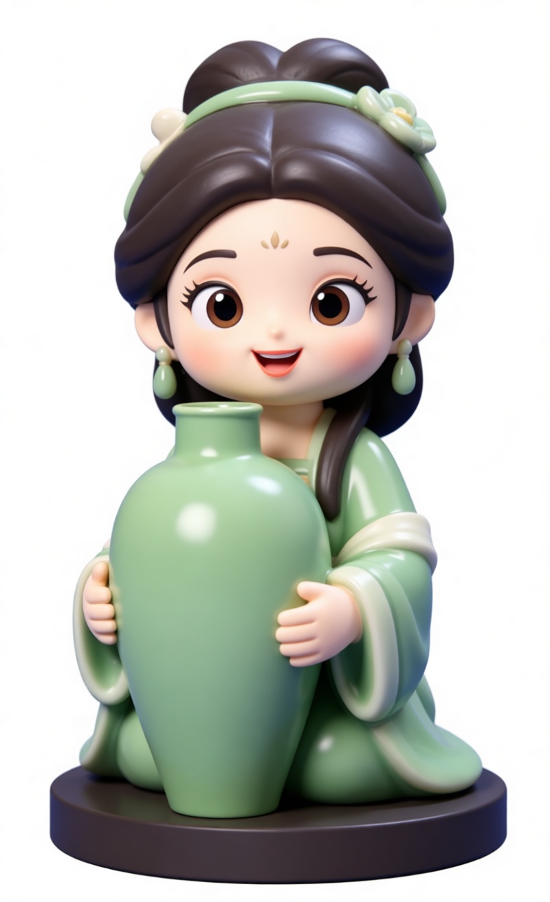 Tang Dynasty Woman Figurine free 3D printable STL