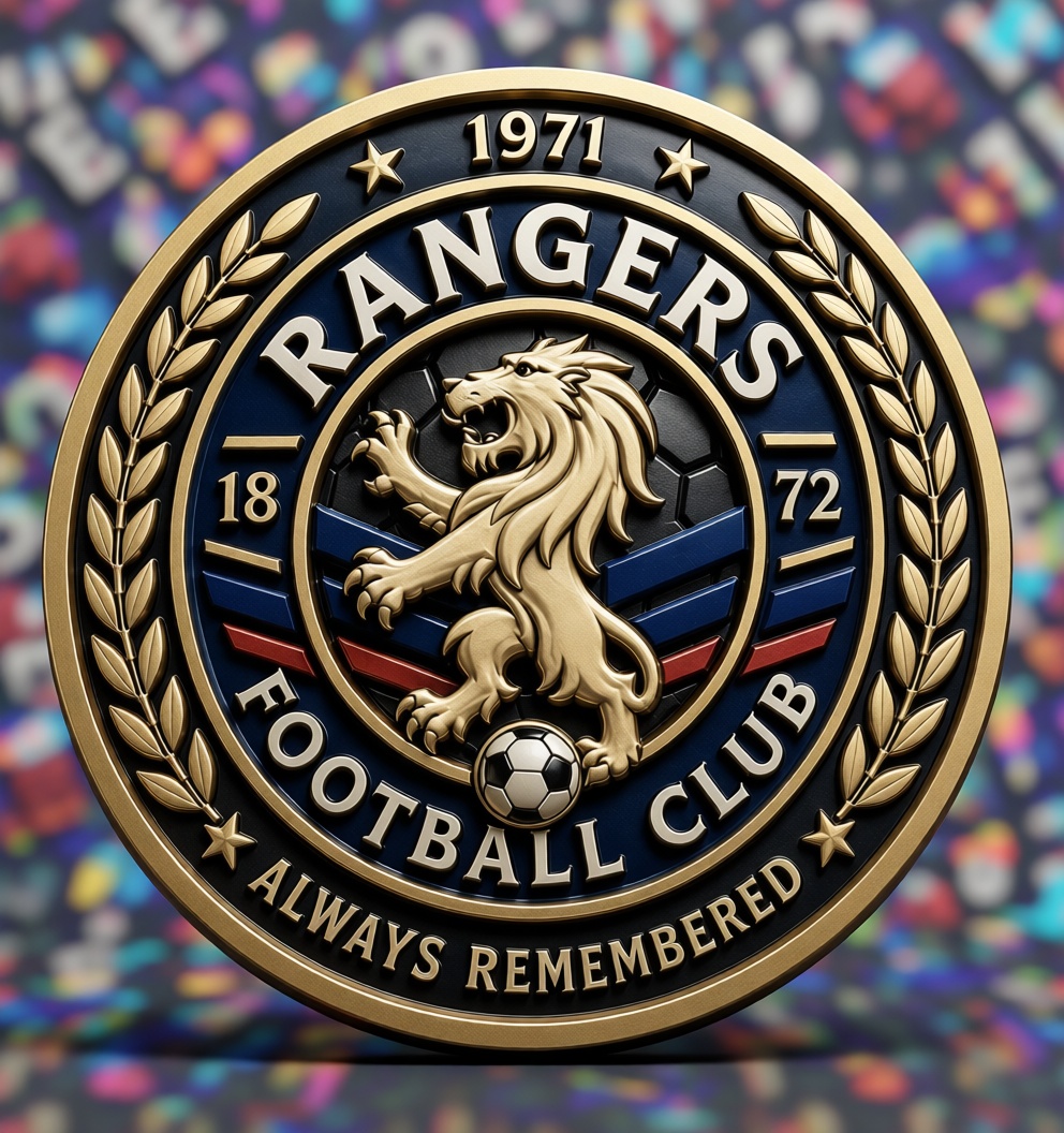 Rangers Football Club Emblem free 3D printable STL