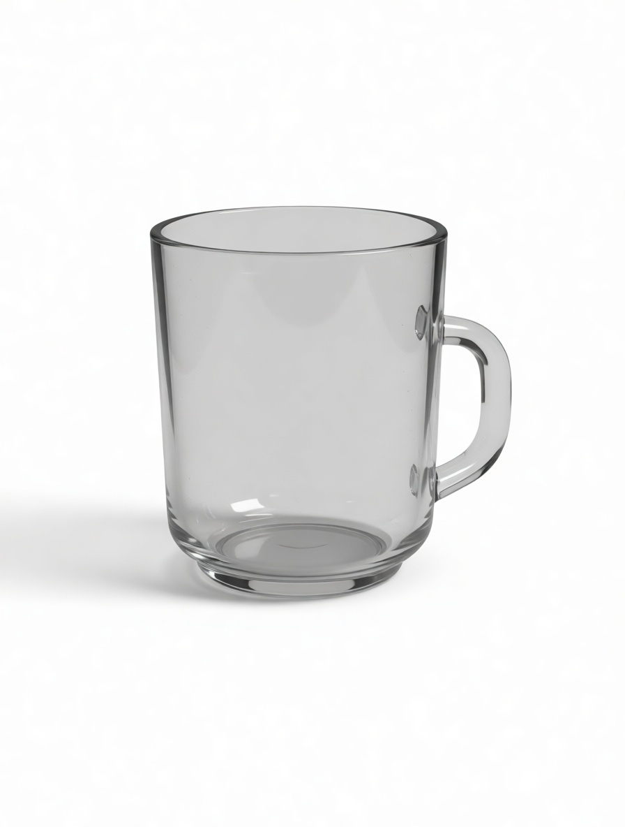 Clear Glass Mug Model free 3D printable STL