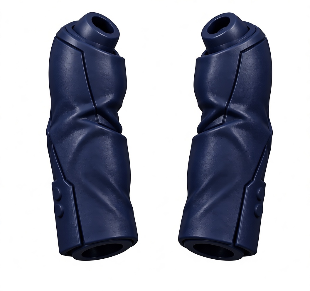 Clothed Arm Sleeve Pair free 3D printable STL